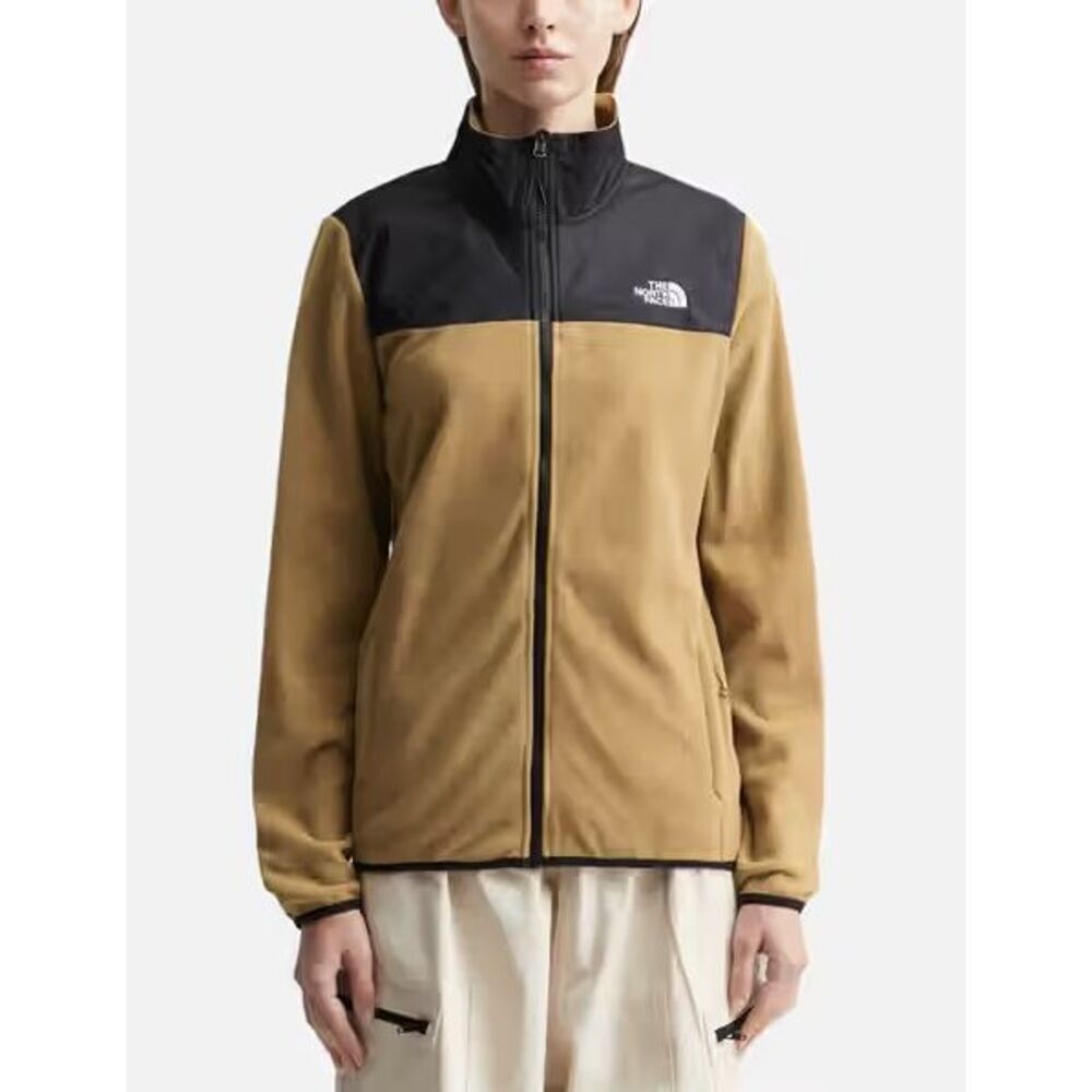 The North Face Unisex Retro Colorblock Zip-up Glacier Fleece Jacket Moab Black M
